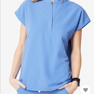 Ciel Blue Rafaela Scrub Top